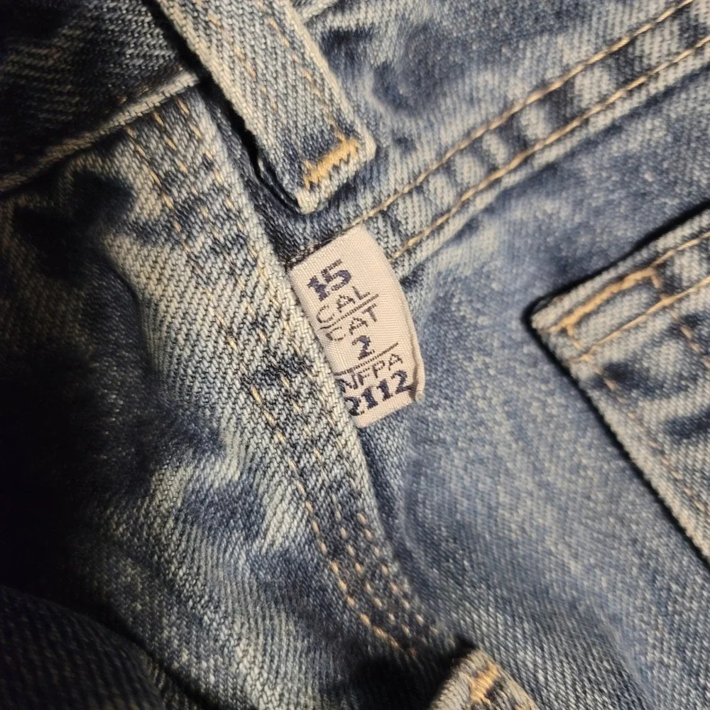 Tyndale FRMC Carpenter Jeans 35x34 Blue Flame Resistant Arc Rated Made in‎ USA